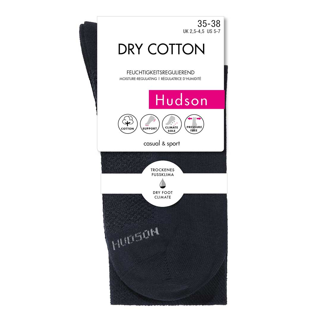 DRY COTTON 3,15 mit feuchtigkeitsregulierender Funktion Innovative - HUDSON Socken € - -