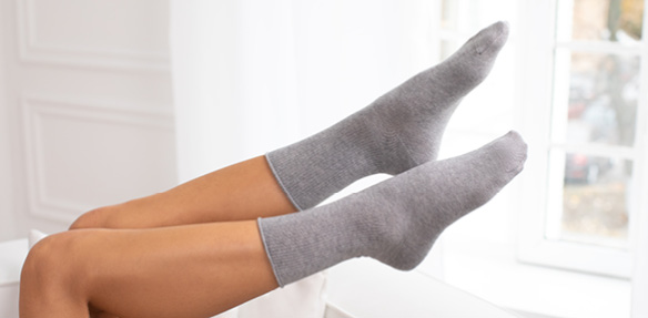 Hudson RELAX SOFT - Socken mit Rippbund